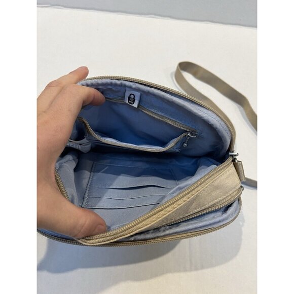 BAGGALLINI RFID Festival Travel Small Crossbody Bag, Tan - Picture 2 of 12